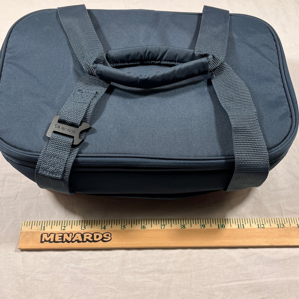 CleverMade Tahoe Collapsible Cooler Bag Unisex Blue New Insulated Travel - Picture 4 of 8